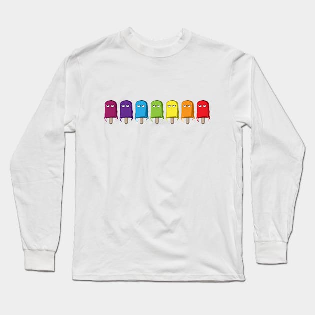 Ice Cream rainbow Long Sleeve T-Shirt by Namarqueza